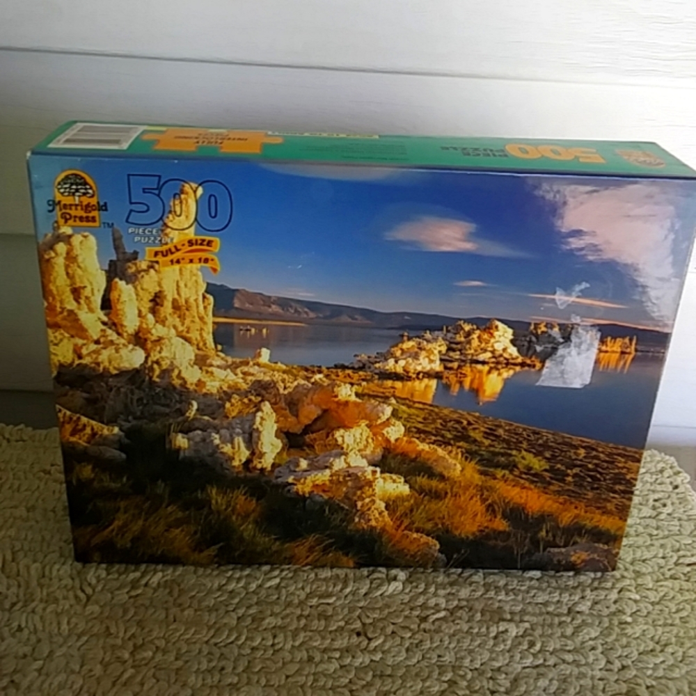 Vintage 1996 Merrigold Press Jigsaw Puzzle mono Lake, Lee Vining, CA Unopened